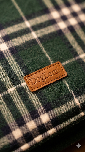 Waterproof Reversible Plaid Dog Jacket