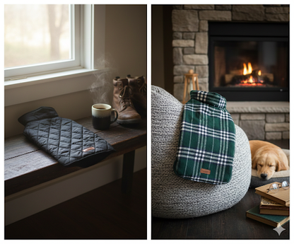 Waterproof Reversible Plaid Dog Jacket